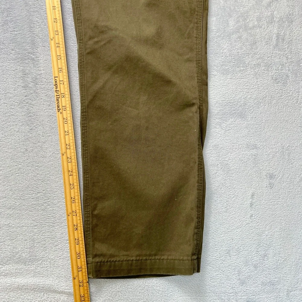 Carhartt B324 DFE Work Pants 42x32‎ Relaxed Fit Utility Tool Pocket Olive Green
